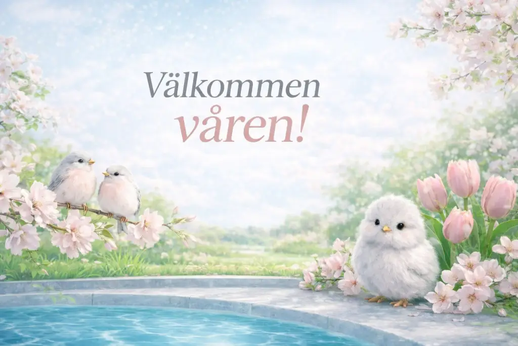 Starta poolen inför våren